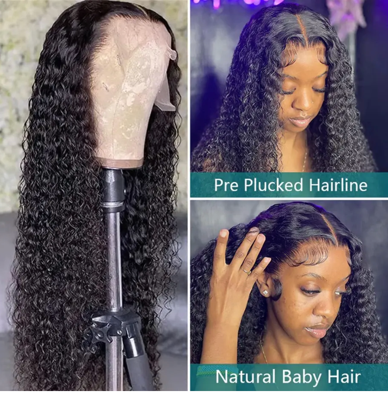 Madison : Perruques lace front kinky curly 30 pouces Premium