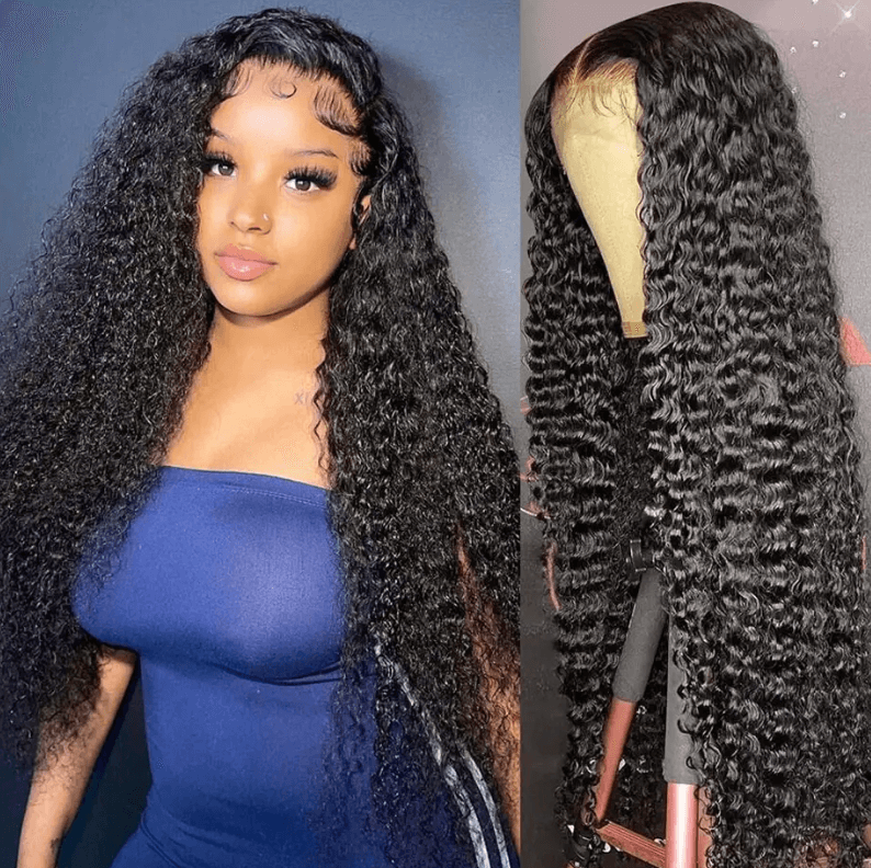 Madison : Perruques lace front kinky curly 30 pouces Premium