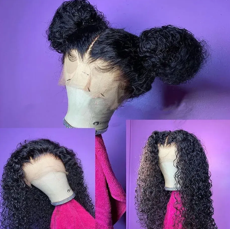 Madison : Perruques lace front kinky curly 30 pouces Premium